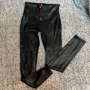 Spanx faux leather leggings